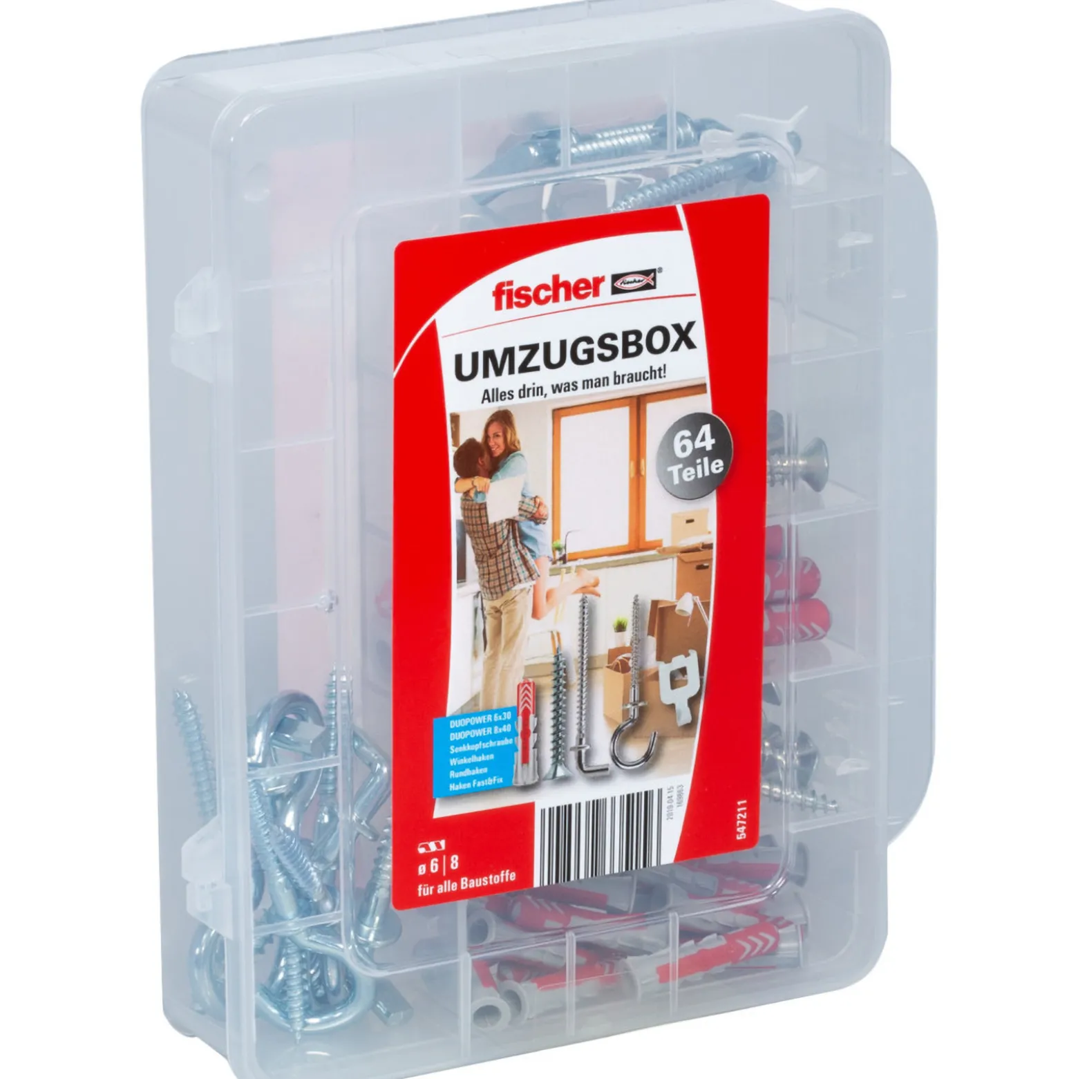Fischer Umzugsbox DuoPower 6, 8 - 547211