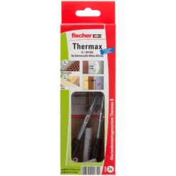 Fischer 2x Abstandsmontagesystem Thermax 8/80 M6 B - 45680