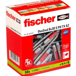 Fischer 50x DuoSeal 6x38 S A2 - 557727