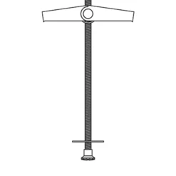 Fischer 25x Federklappdübel KD 4 - 080183