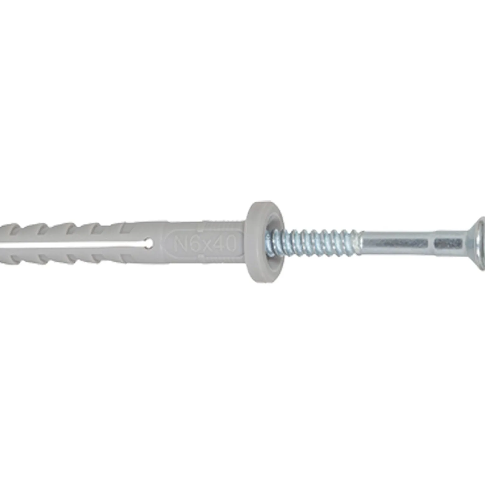 Fischer 100x Nageldübel N 5 x 25/1 F mit Nagelschraube - 514872