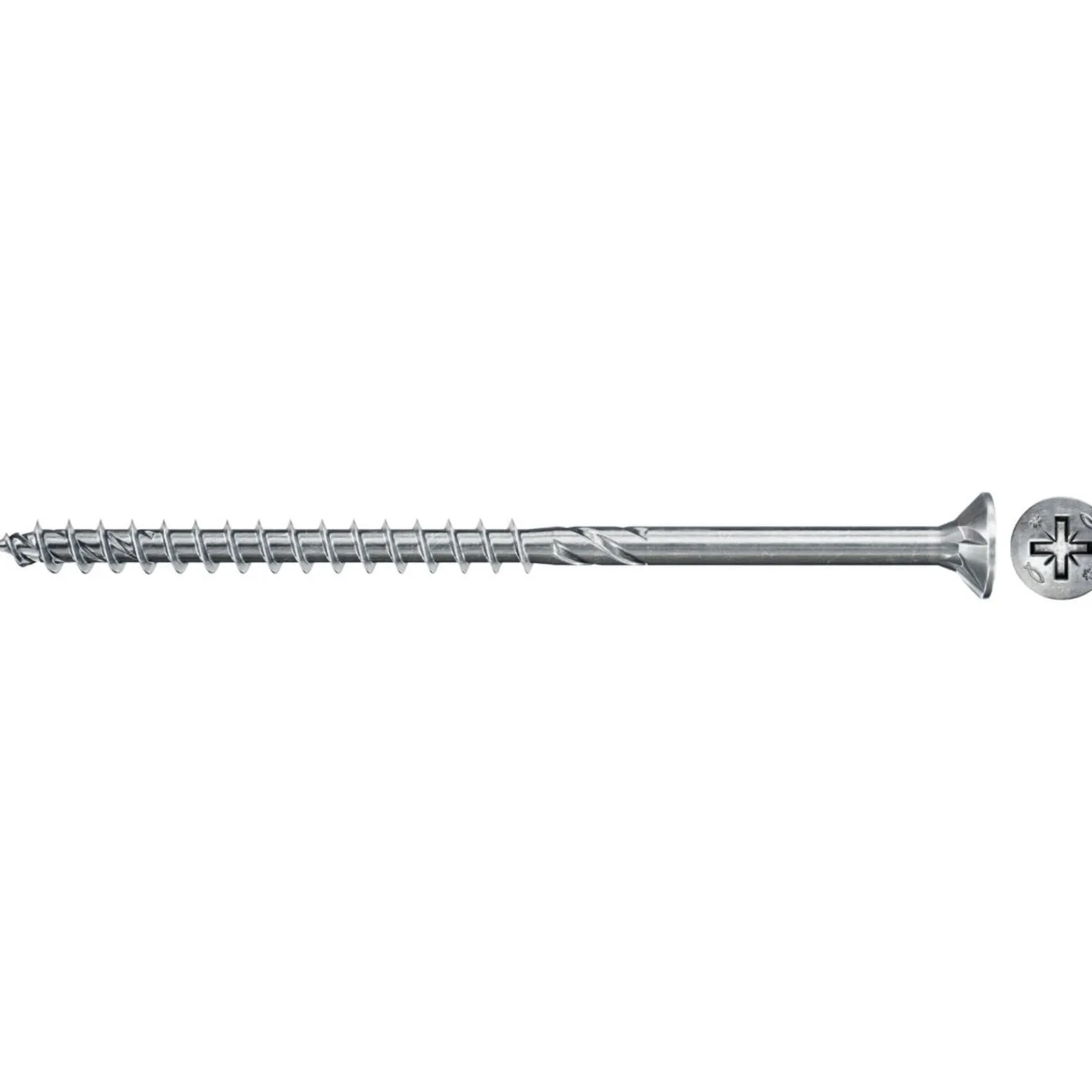 Fischer 50x Power-Fast II FPF II CZP 4,5 x 40mm BC enkkopf mit Kreuzschlitz PZ2 Teilgewinde galvanisch verzinkt blau passiviert - 670310