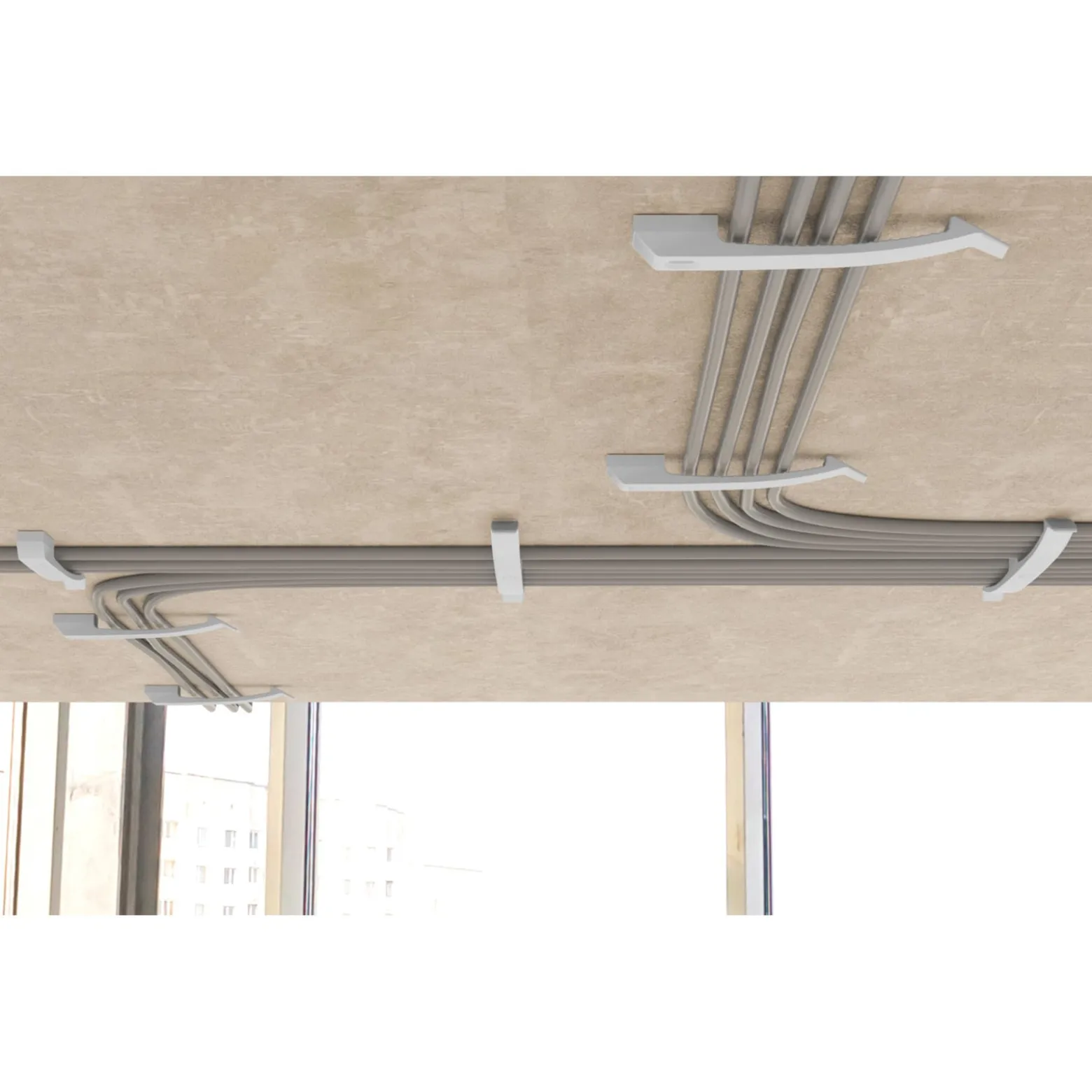 Fischer 50x Steckfix plus Kabelbügel SF plus KB 8 - 048171