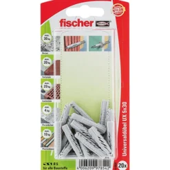 Fischer 20x Universaldübel UX 5x30 - 97854