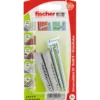 Fischer 2x Universaldübel UX 10x60 R WH mit Winkelhaken - 94288