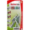 Fischer 4x Universaldübel UX 6x35 WH mit Winkelhaken - 94258