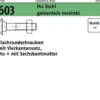 Flachrundschraube DIN 603 Vierkantansatz/6-ktmutter M8x90 Mu 4.6 verz. 100St.