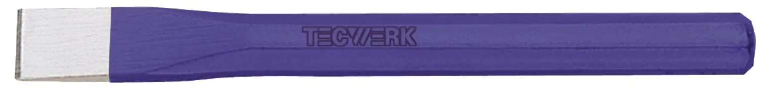 Fliesenmeißel fl.Schaft-Q.8mm 10mm 100mm CV-Stahl TECWERK