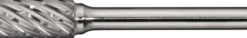 Frässtift ZYA-S Special Steel D.12mm Kopf-L.25mm Schaft-D.6mm HM Verz.Kreuz TW
