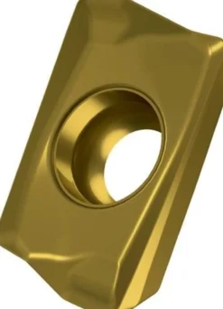 Fräswendeschneidplatte ISO ADMX 070204SR-F:M8330 D.2,2mm PVD beschichtet Gold