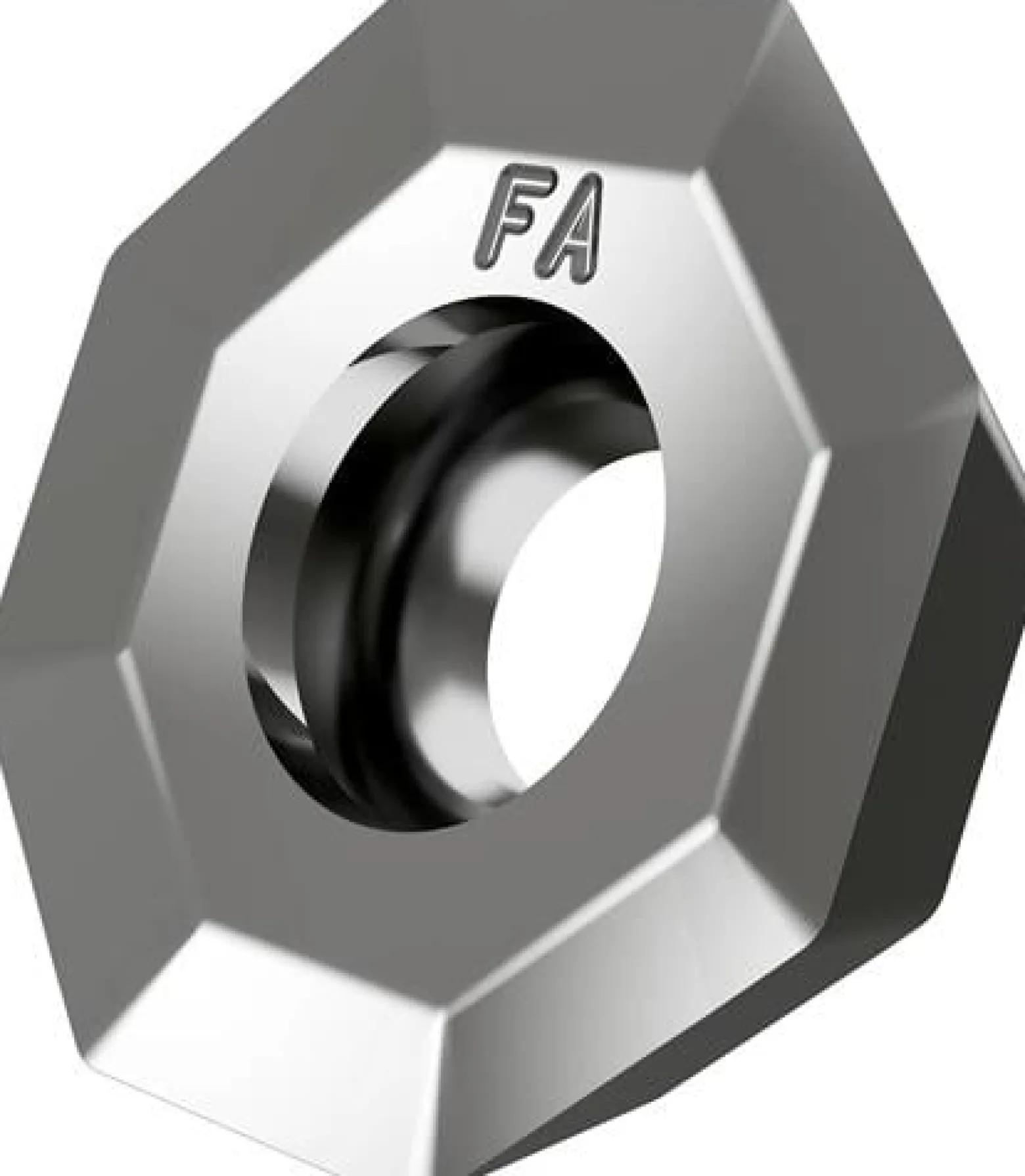 Fräswendeschneidplatte ISO OEHT 0604AEFR-FA:M0315 D.5,5mm PVD beschichtet Silber