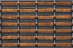 Fußmatte schwarz/natur 60% Gum./40% Kokos L600xB400xS25mm