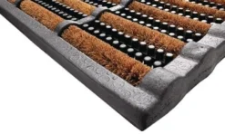 Fußmatte schwarz/natur 60% Gum./40% Kokos L600xB400xS25mm