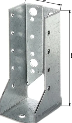 GAH Alberts Balkenschuh Typ B 140/180 2 mm ETA-08/0171 Stahl sdmverz. - 336783