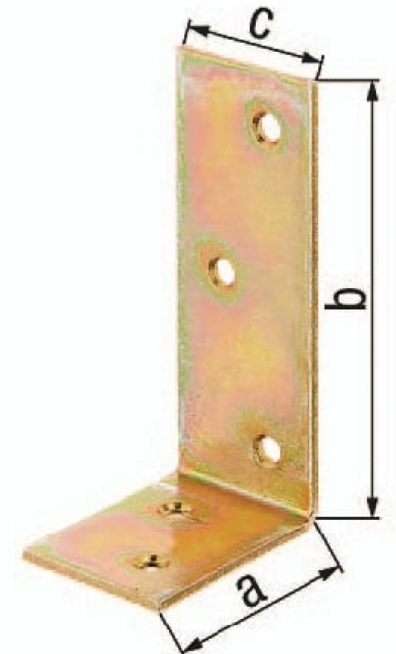 GAH Alberts Balkenwinkel L80 x 40 mm B.30 mm ungleichschenklig Stahl roh - 332839