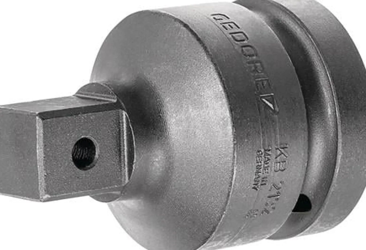 Gedore Reduzierstück KB 1930 Antriebsvierkant 1/2″ Abtriebsvierkant 3/8″ Länge 38 mm - 6650370