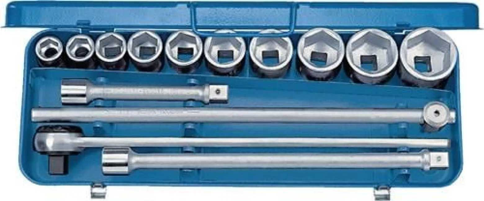 Gedore Steckschlüsselsatz 32 EMU-2 14tlg. 3/4″ SW 22-50 mm Anzahl Zähne 50 6-kant - 6280340