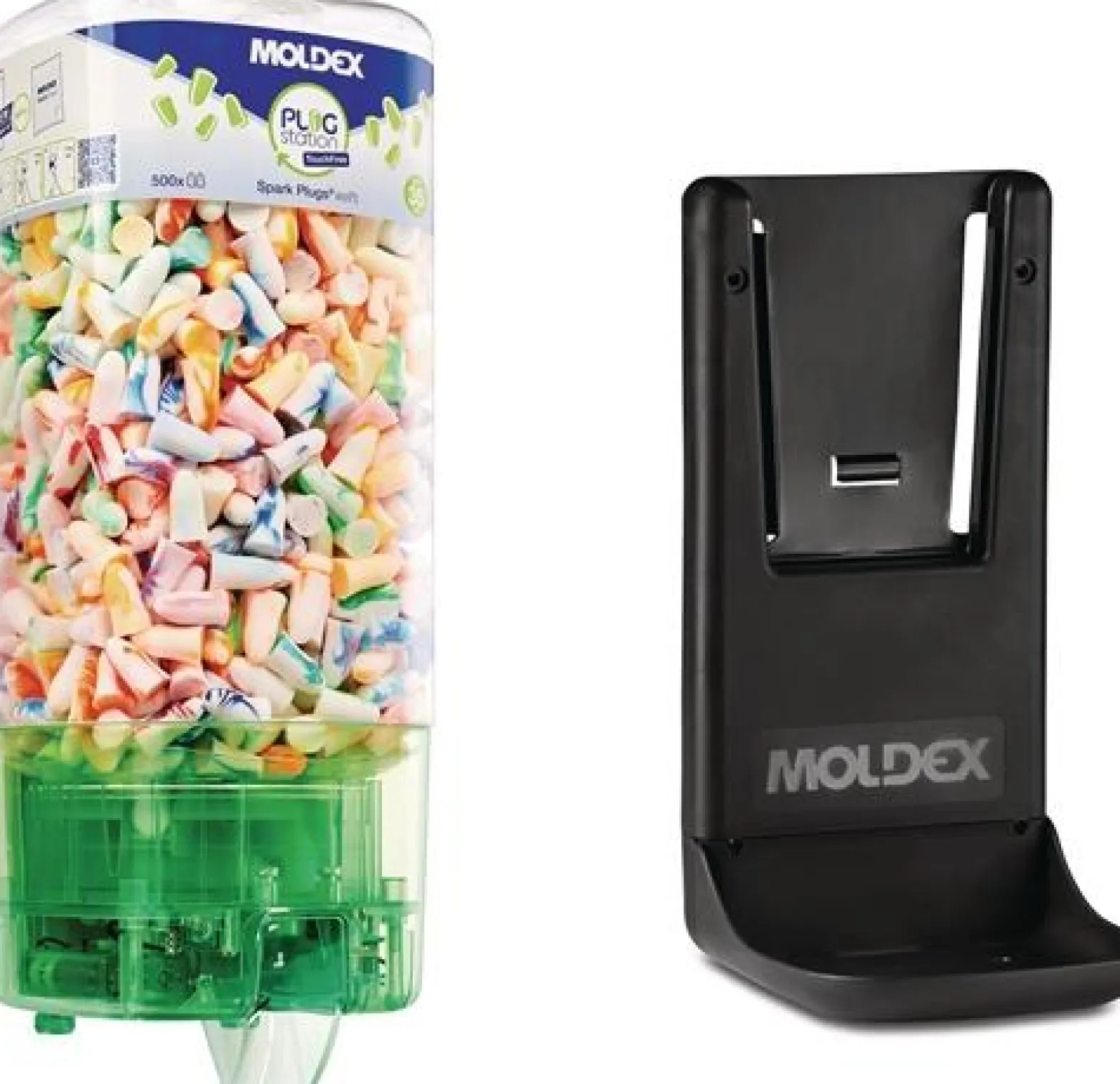 Gehörschutzspender PlugStation TouchFree m.Füllung Spark Plugs (500 Paar) MOLDEX