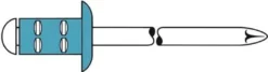 GESIPA Blindniet PolyGrip® Nietschaft d x l 4,8 x 15 mm - 1464828