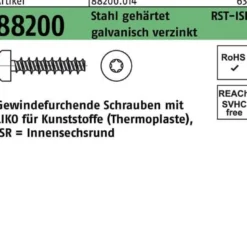 Gewindefurchendeschraube R 88200 Liko ISR 4x16-T20 Stahl geh.galv.verz. 500St.