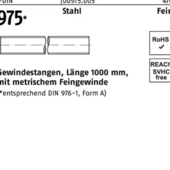 Gewindestange DIN 975 M18x 1,5x 1000mm Stahl 1 Stück