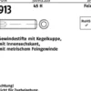 Gewindestift DIN 913 Kegelkuppe/Innen-6kt M16x1,5x60 45 H Feingew. 50St.