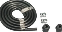GLORIA Ersatzschlauch inkl.2 Schellen+2 Muttern L.1,25m schwarz - 7069400000