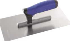 Glättekelle L.280mm B.130mm rostfr.m.Ku.-Griff VA S.0,7mm TECWERK