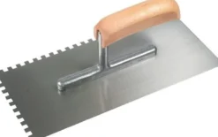 Glättekelle L.280mm B.130mm Zahn 6x6mm SCHWAN