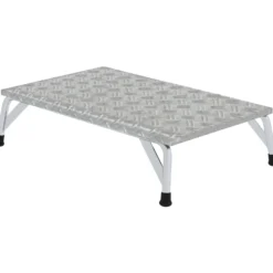 Günzburger Steigtechnik Arbeitspodest Aluminium-Warzenblech 1 Stufe - 050032