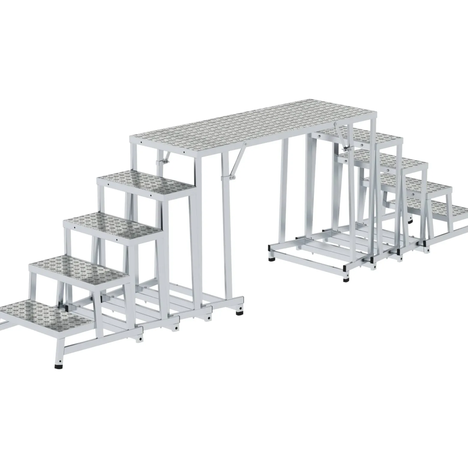 Günzburger Steigtechnik Arbeitspodest modular Erweiterungsmodul 1 2. Stufe - 050411