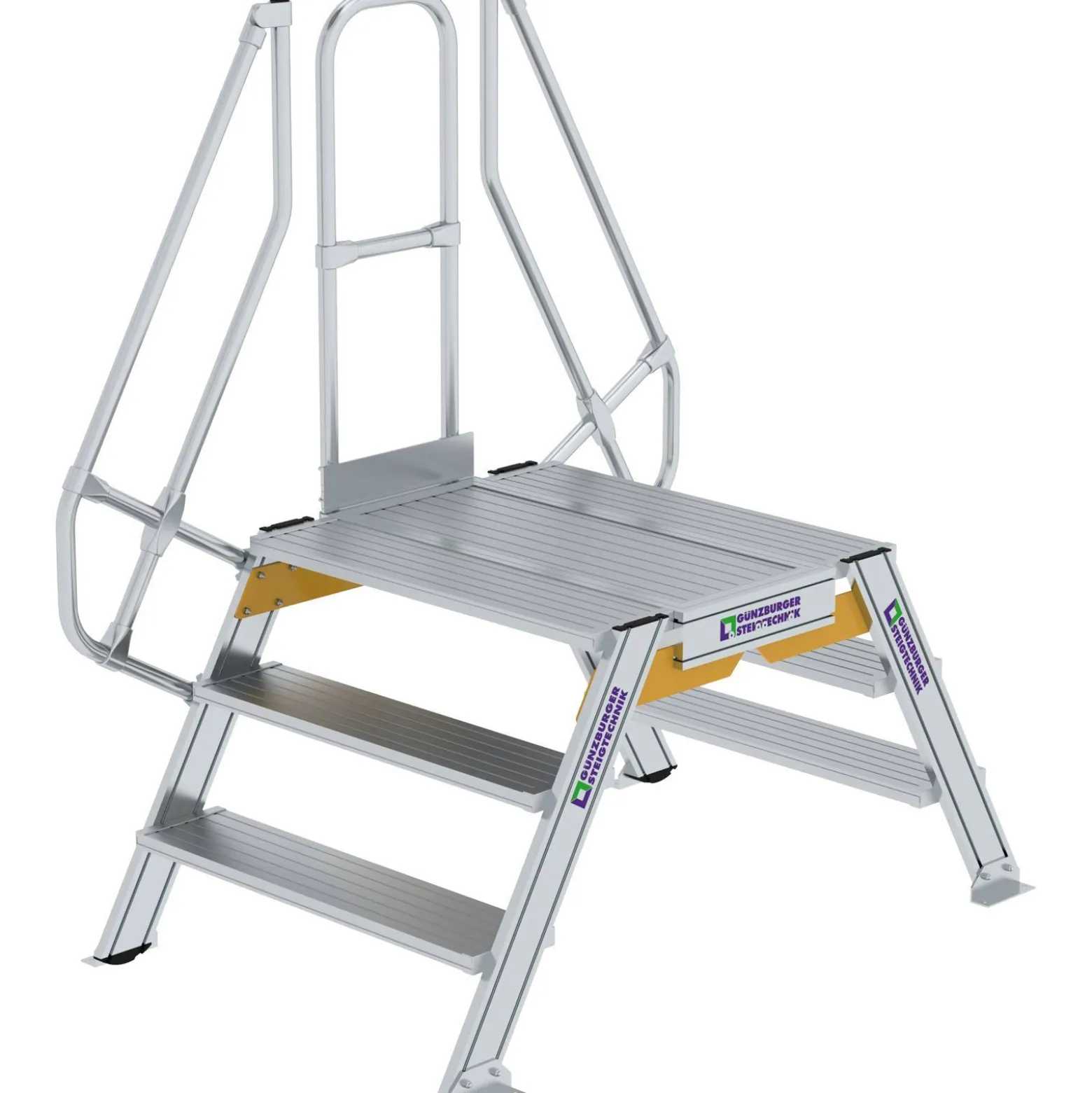 Günzburger Steigtechnik Überstieg 60° Stufenbreite 1.000 mm 3 Stufen - 600923