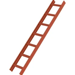 Günzburger Steigtechnik Dachleiter rot 7 Sprossen - 011114