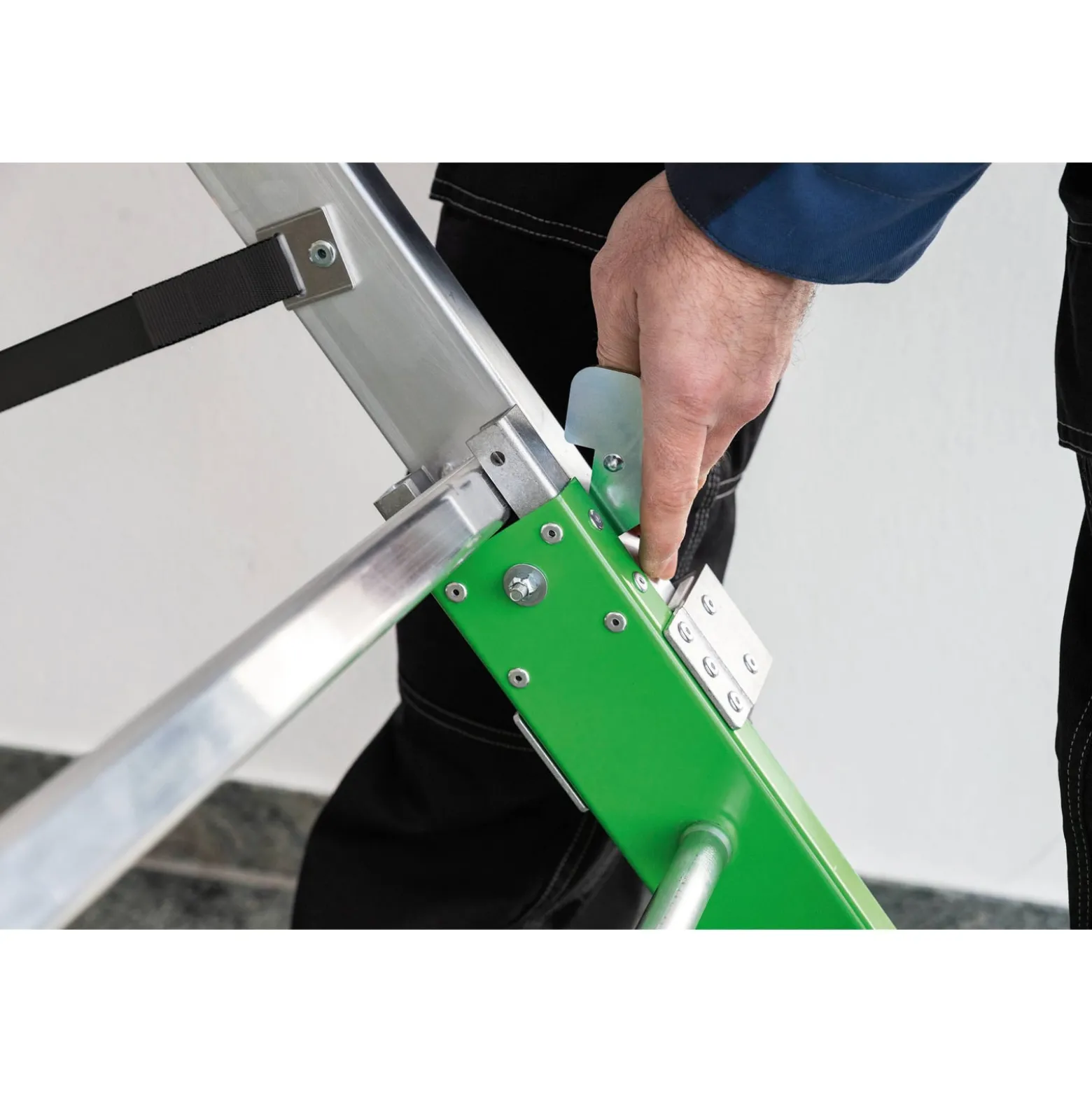 Günzburger Steigtechnik Einsteckteil für Plattformleiter steckbar plus 2 Stufen - 052080
