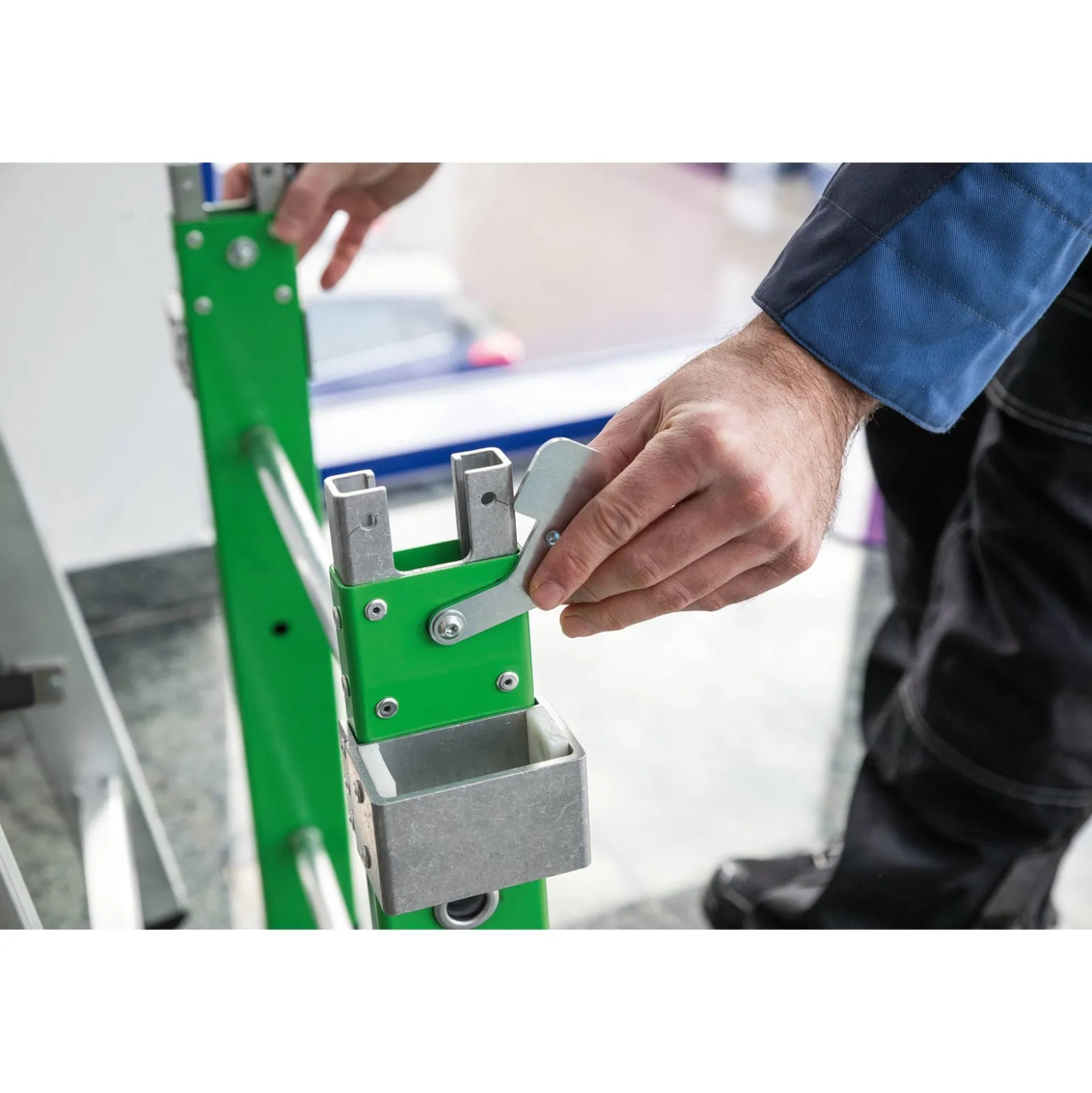 Günzburger Steigtechnik Einsteckteil für Plattformleiter steckbar plus 2 Stufen - 052080