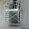 Günzburger Steigtechnik Rollgerüst 0,75 x 2,45 m mit Fahrbalken Plattformhöhe 8,45 m - 155845