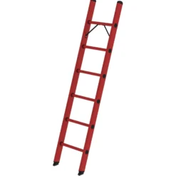 Günzburger Steigtechnik Sprossen-Anlegeleiter GFK ohne Traverse 6 Sprossen - 036006