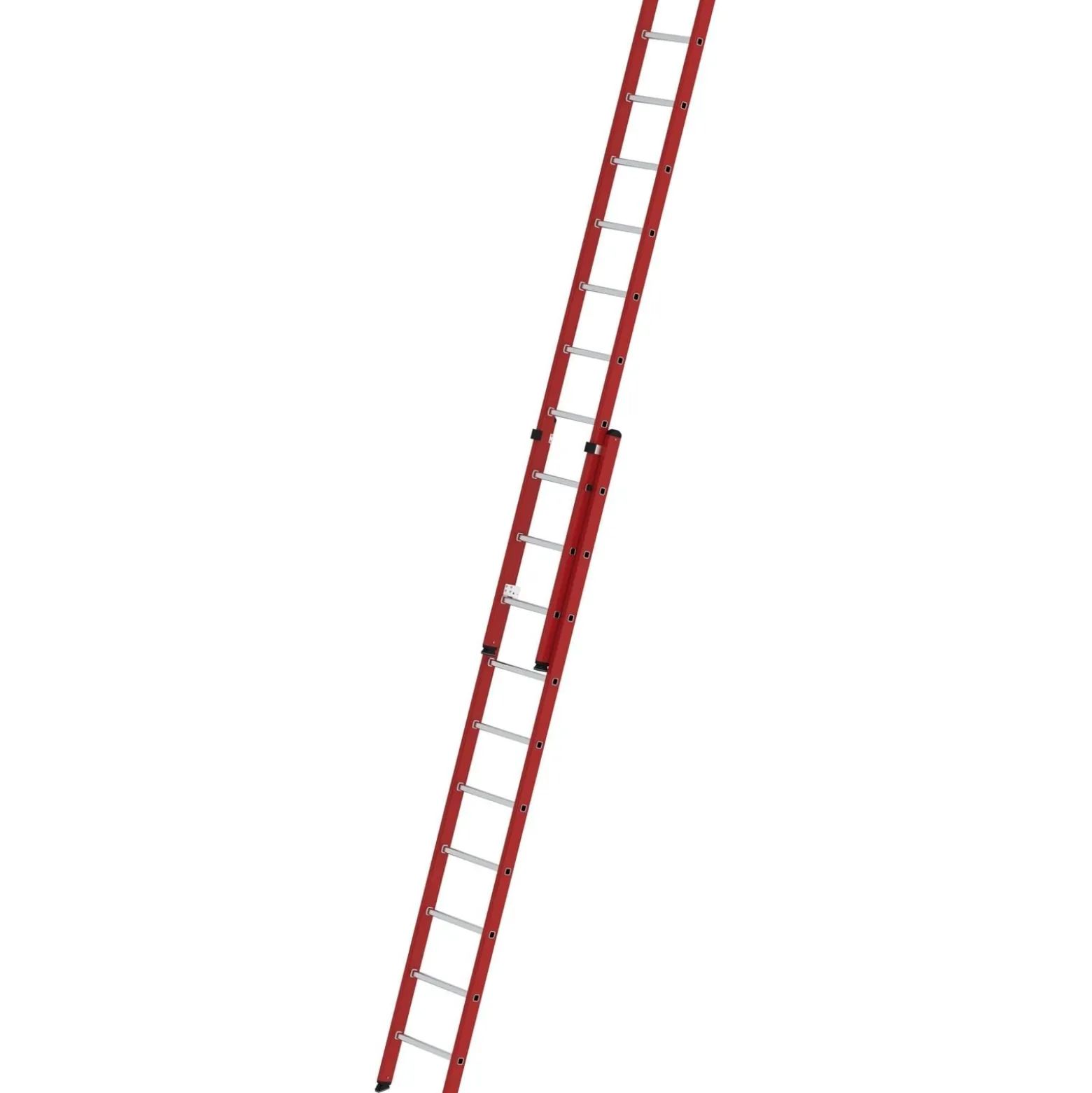 Günzburger Steigtechnik Sprossen-Schiebeleiter 2tlg. GFK/Alu ohne Traverse 2 x 10 Sprossen - 035110