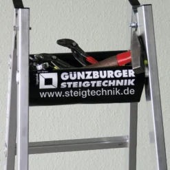 Günzburger Steigtechnik Sprossen-Stehleiter GFK 2 x 5 Sprossen - 036405