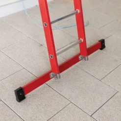 Günzburger Steigtechnik Sprossen-Schiebeleiter 2tlg. GFK mit Standard-Traverse 2 x 8 Sprossen - 036608