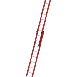 Günzburger Steigtechnik Sprossen-Schiebeleiter 2tlg. GFK/Alu ohne Traverse 2 x 8 Sprossen - 035108