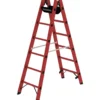 Günzburger Steigtechnik Sprossen-Stehleiter GFK 2 x 6 Sprossen - 036406