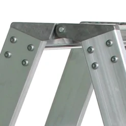 Günzburger Steigtechnik Stufen-Stehleiter beidseitig begehbar 2 x 5 Stufen - 040210