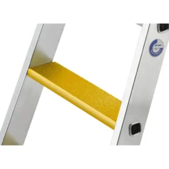 Günzburger Steigtechnik Trittauflage clip-step R13 gelb Länge 379 mm - 019855