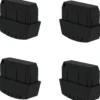 Günzburger Steigtechnik 4x Innenschuh für Stahl-Regalleiter elektrisch ableitfähig - 019269