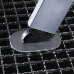 Günzburger Steigtechnik 2x nivello-Fußplatte für Gitterroste 126 x 89 mm - 019213