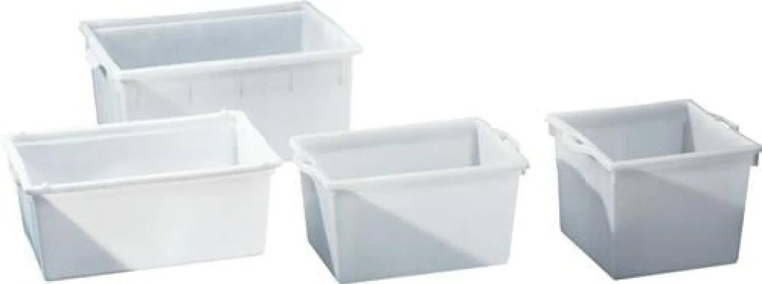 GRAF Kunststoffbehälter eckig 65 l PE natur - 812930