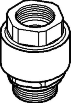 GROHE Rohrbelüfter 41238 Bauform C DN15 chrom