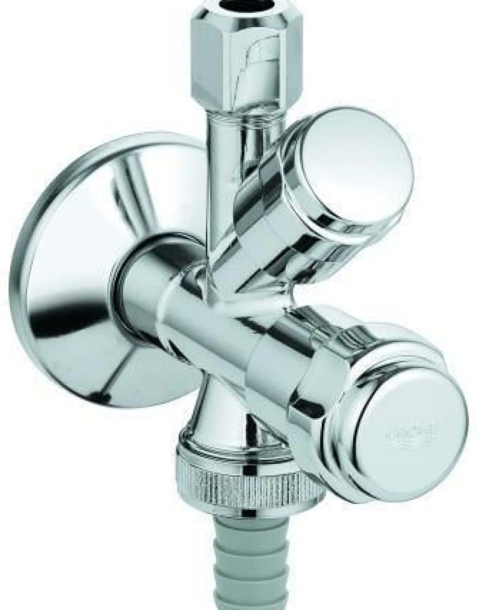 GROHE WAS-Kombieckventil 41073 Design-Gr. DN15 mit Rückflussverh. chrom