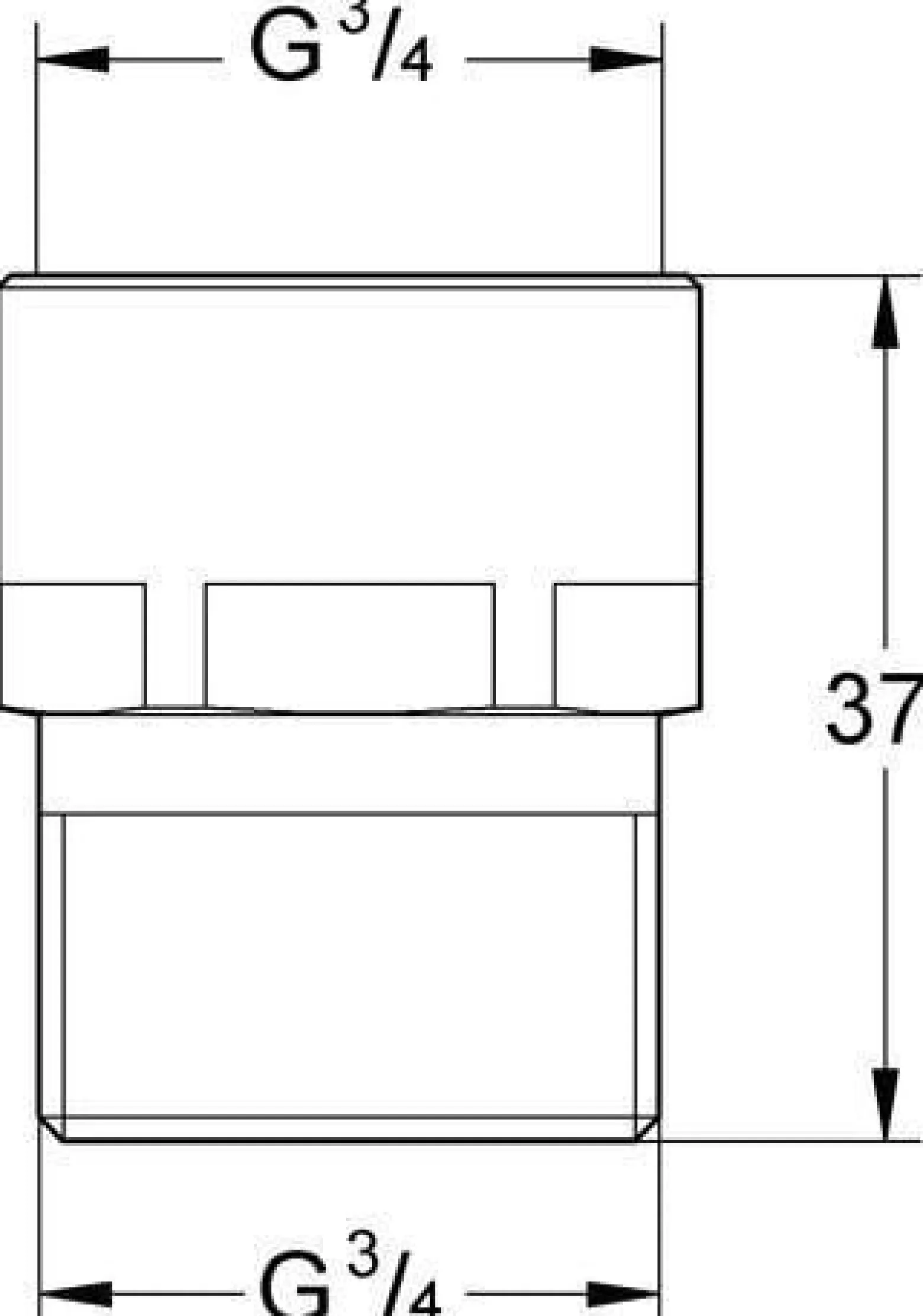 GROHE WAS-Schlauchplatzsicherung 41001 DN20 für 1/2Zoll-Schläuche chrom